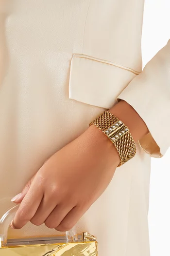 All Timer Maveb Bracelet in Gold-plated Brass