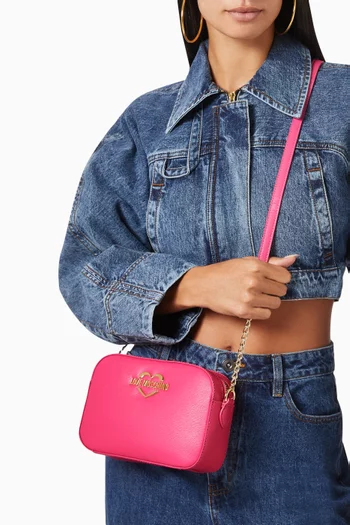 Hollies Camera Bag in Faux Leather
