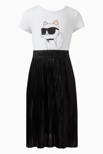 Choupette Logo T-shirt in Cotton-modal Blend