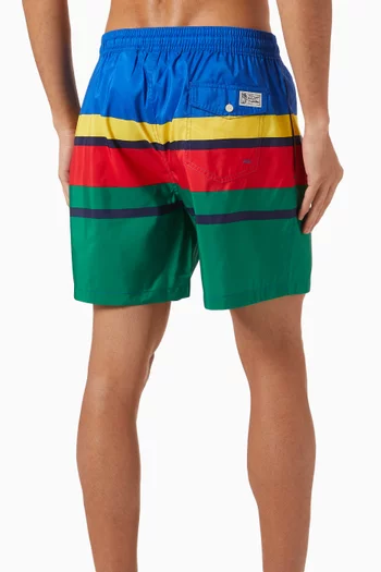 Printed Swim Shorts in Nylon