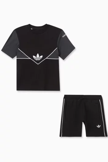 Adidas x James Jarvis Shorts and Tee Set Black 6M - Kids Originals Matching Set
