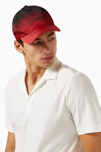 Logo Gradient Hat in Cotton
