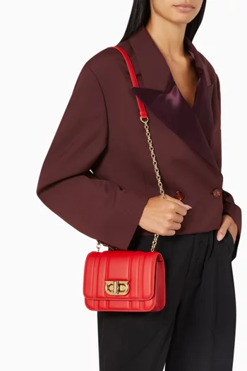 Gancini Mini Bag in Leather