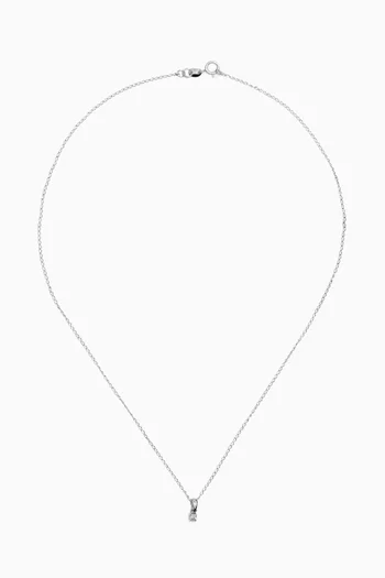 Diamond Necklace in 18kt White Gold