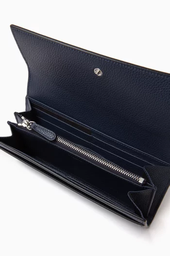 Flap Wallet in Rugiada Leather