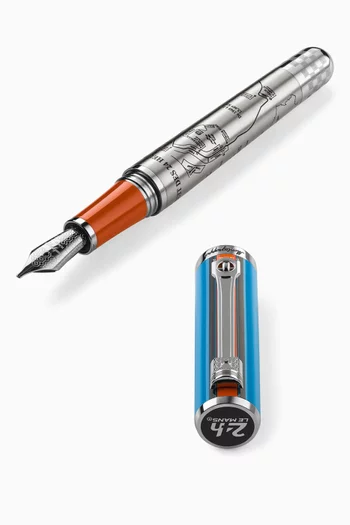 24H Le Mans Fountain Pen, Endurance in  Resin & Stainless Steel