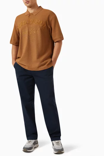 Monotype Polo Shirt in Cotton-piqué