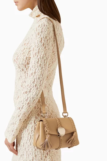 Mini Penelope Soft Shoulder Bag in Nappa Lambskin