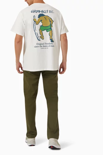 B.C. Logo-print T-shirt in Organic Cotton-jersey