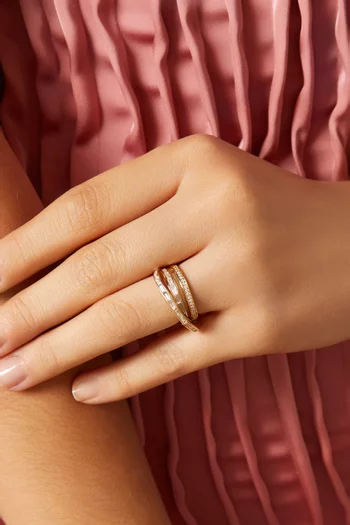 Verona Ring in 18kt Gold-plated Sterling SIlver