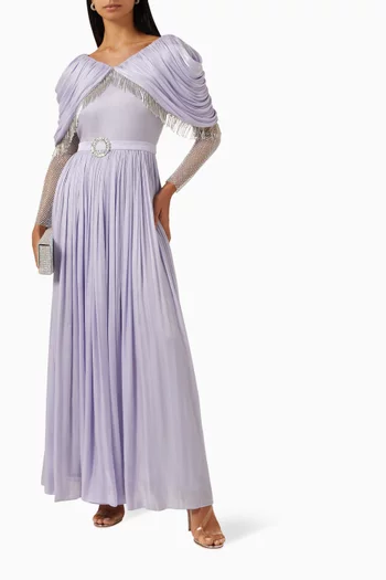 Pleated Gown
