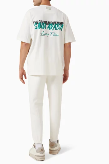 Saudi-print Relaxed-fit T-shirt in COTTONSEY100©