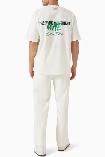 UAE-print Relaxed-fit T-shirt in COTTONSEY100©