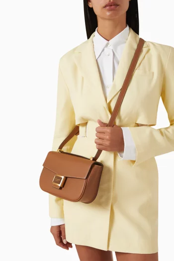 Medium Katy Shoulder Bag in Leather