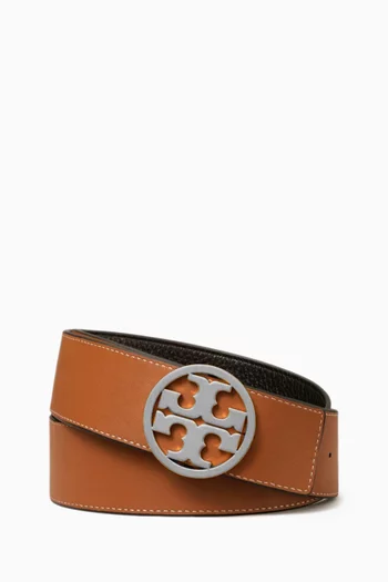 Reversible Miller Belt in Leather