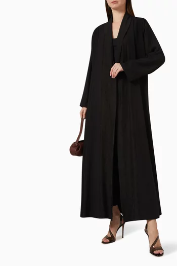 Shawl-collar Abaya