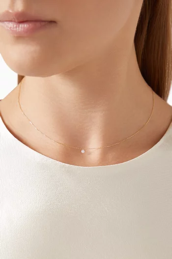Danaé Diamond Necklace in 18kt Gold