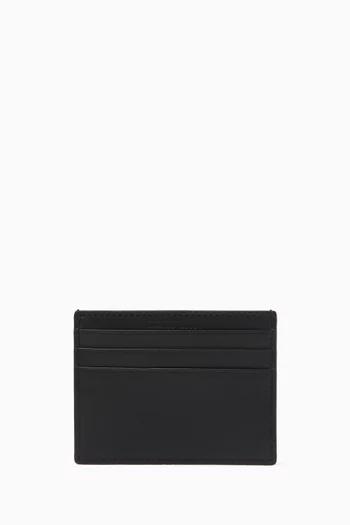 Logo Card Holder in Nappa Leather