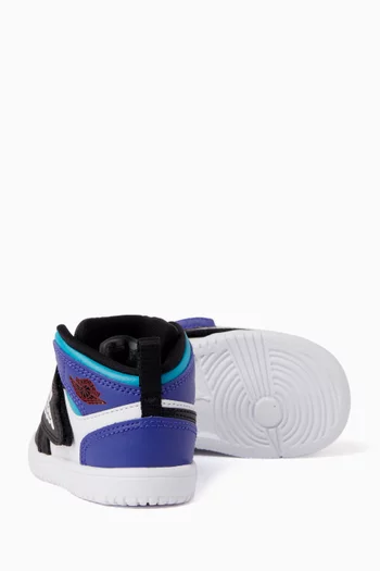 Baby Sky Jordan 1 Sneakers in Leather