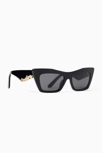 Cat-eye Sunglasses in Acetate
