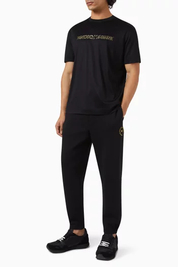 Logo Jogger Pants in Cotton Jersey