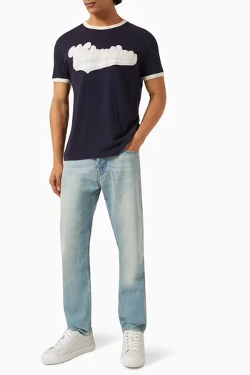 Valentino Garavani VLOGO Jeans in Cotton Denim