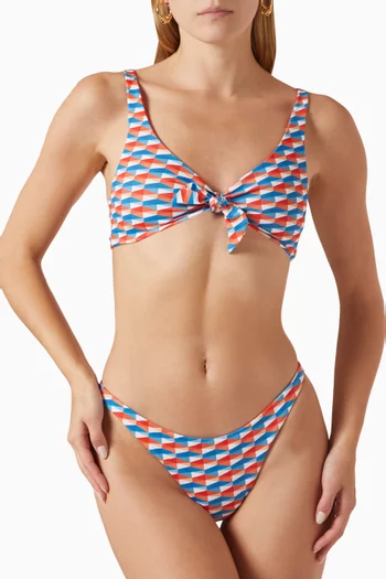 Apia Tie-knot Bikini Top in ECONYL®