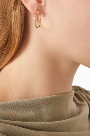 Myla Hoop Earrings in 18kt Gold