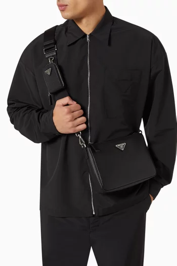 Shoulder Bag in Saffiano Leather