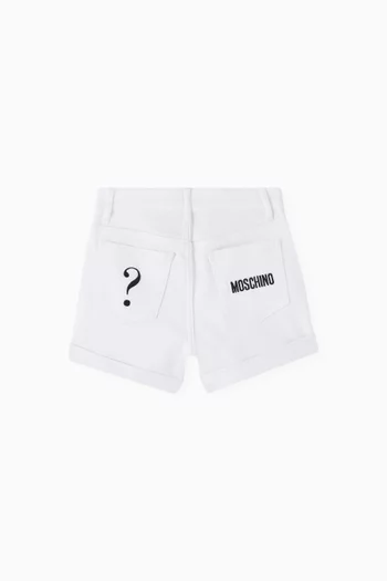 Embroidered Shorts in Cotton