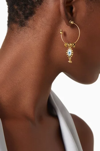 Baglia Earrings in Gold-plated Brass