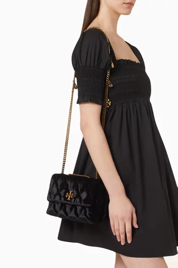 Small Kira Convertible Shoulder Bag in Velvet