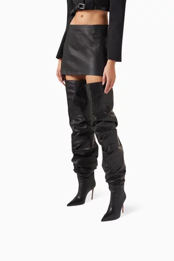 Jahleel 95 Thigh-high Boots in Nappa