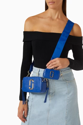 The Utility Snapshot Crossbody Bag in Leather