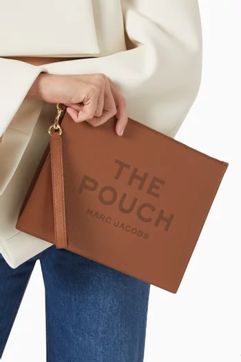 The Large Pouch in Leather