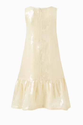 Sequinned Sleeveless Dress