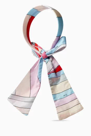 Printed Bow Hairband