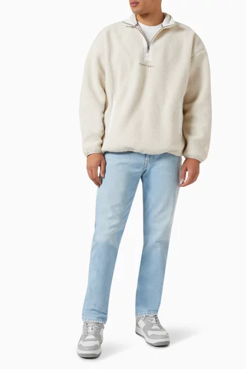 Zip Sweatshirt in Fleece
