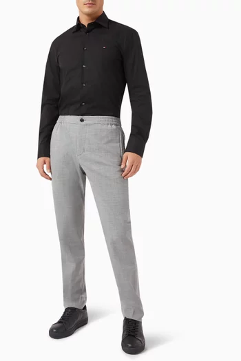 Harlem Tapered Pants in Wool-blend