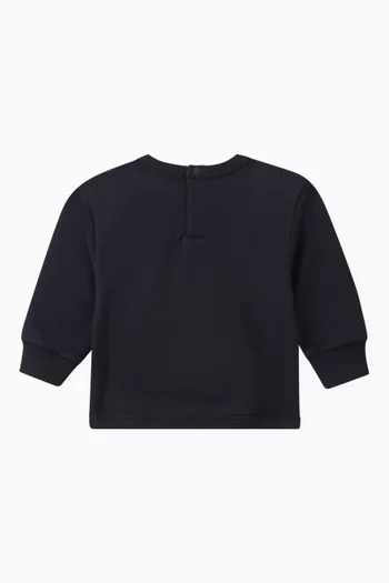 Varsity Sweatshirt in Cotton