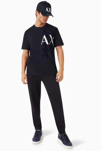 AX Logo T-shirt in Cotton-jersey