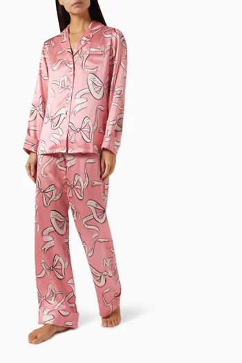 Lila Aileas Pyjama Set in Silk