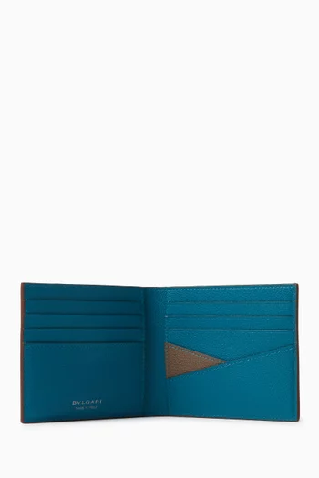 BVLGARI BVLGARI Bi-fold Wallet in Leather