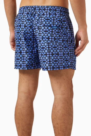Fiji Printed Swim Shorts in Recycled Poly-blend