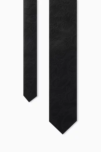 Floral Evening Tie in Silk