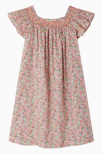 Coryse Floral-print Dress in Organic Cotton
