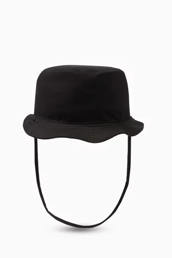 قبعة باكيت بشعار الماركة قطن