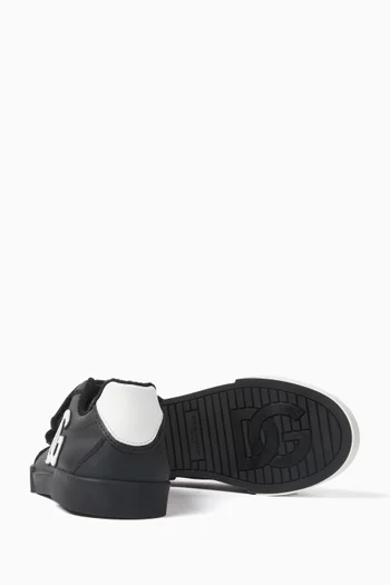Portofino Logo Sneakers in Calf Leather