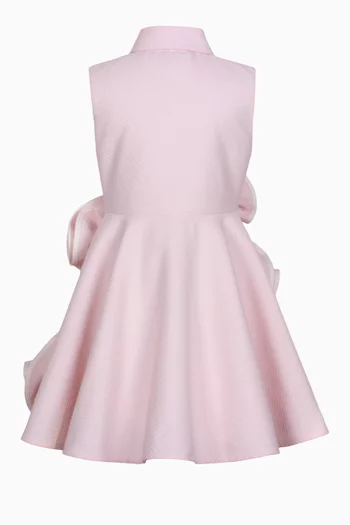 3D Flower Dress in Cotton