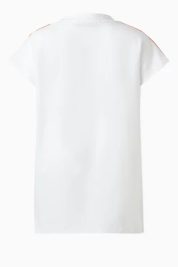 Logo-tape Dress in Cotton-jersey